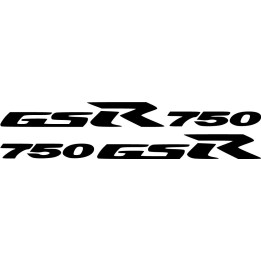 Suzuki Gsr 750 Die Cut Style 4 Stickers Decals - DecalsHouse