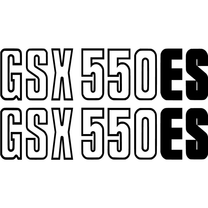 Suzuki Gsx 550es Die Cut Stickers Decals - DecalsHouse