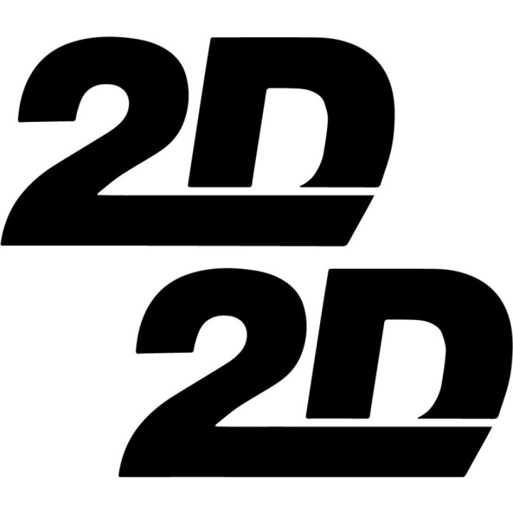 2D Gorillaz Stickers – Character Decals (2-Pack)