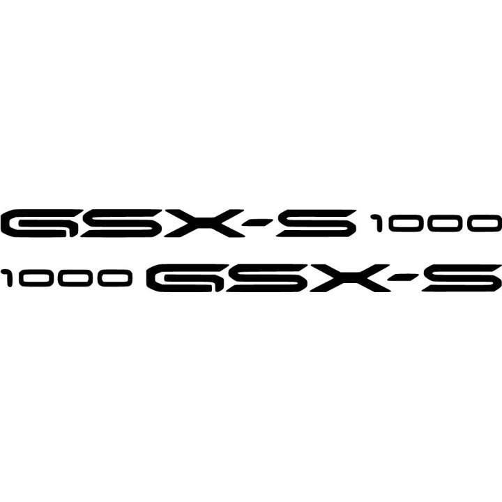 Suzuki GSX-S1000 Naked Bike Stickers – Streetfighter Decals (2-Pack)