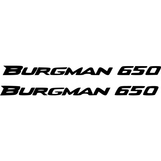 2x Suzuki Burgman 650 Die...