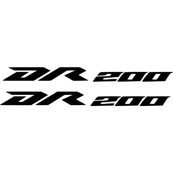 2x Suzuki Dr 200 Die Cut...