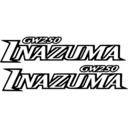 Suzuki Inazuma 250 Die Cut Style 2 Stickers Decals - DecalsHouse
