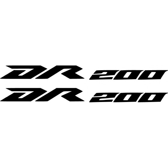 2x Suzuki Dr200 Die Cut...