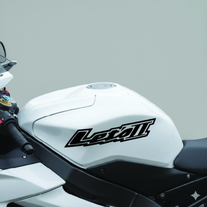 Suzuki Lets Die Cut Style 2 Stickers Decals - DecalsHouse