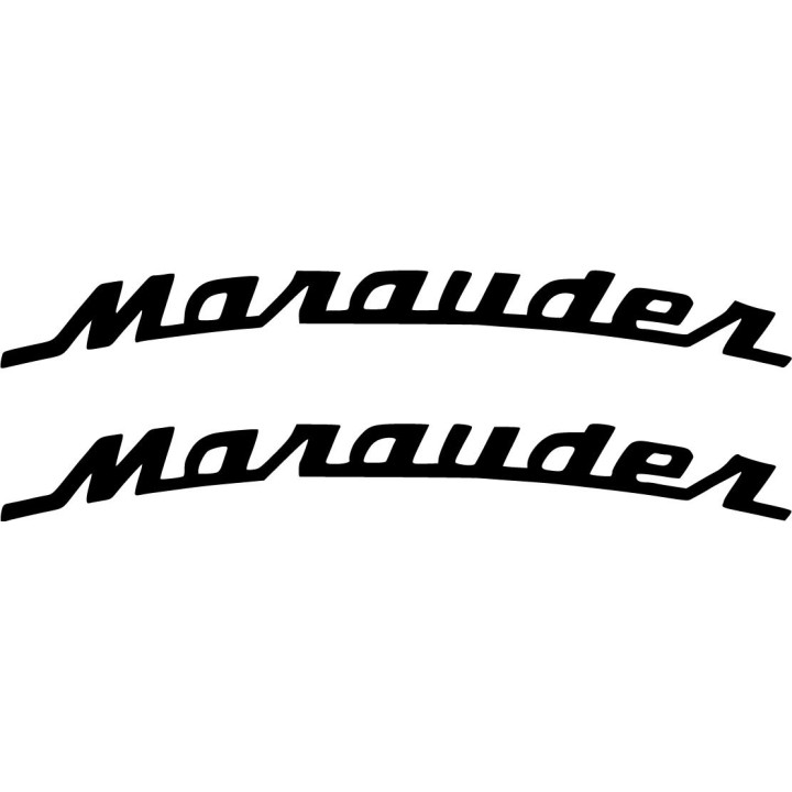 Suzuki Marauder Die Cut Curvedf Stickers Decals - DecalsHouse