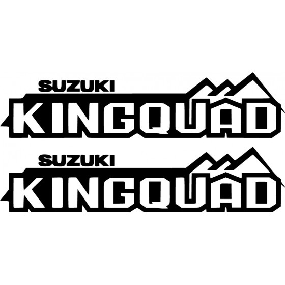 2x Suzuki Kingquad Die Cut...