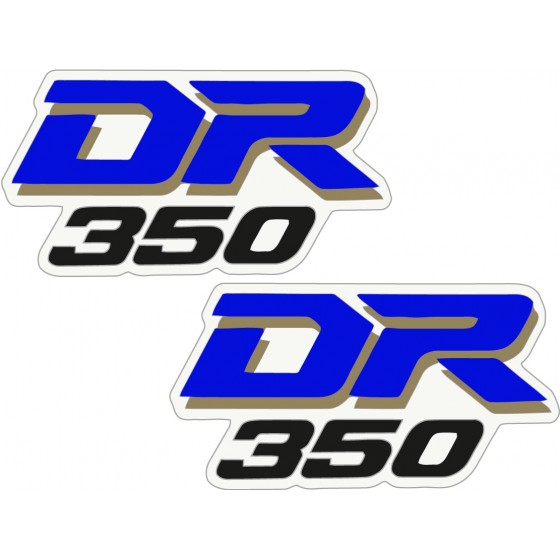 2x Suzuki Dr 350 Stickers...
