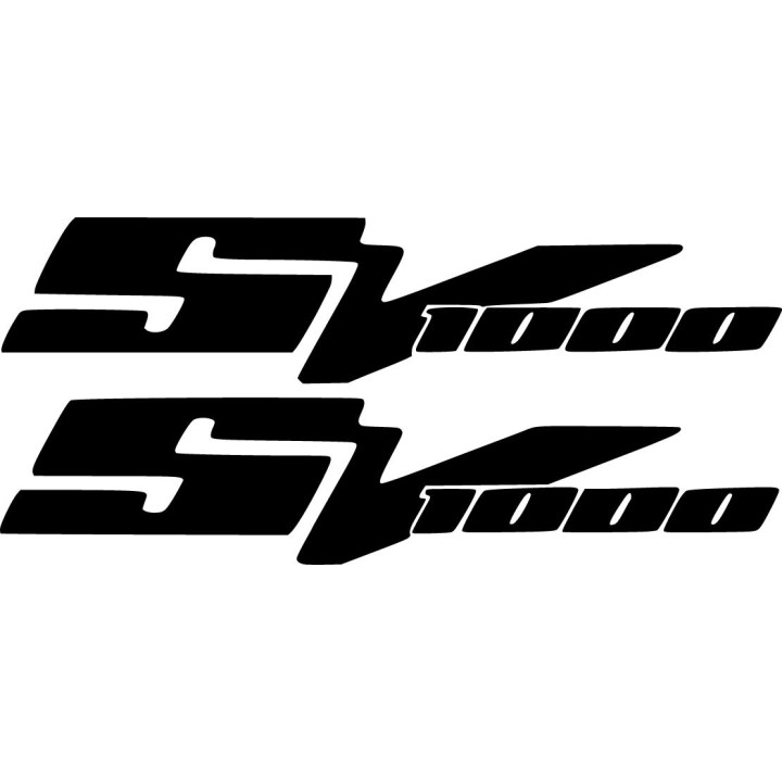 Suzuki Sv 1000 Die Cut Style 3 Stickers Decals - DecalsHouse