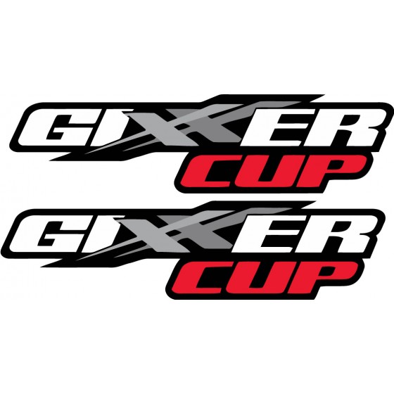 Suzuki Gixxer Cup Stickers...