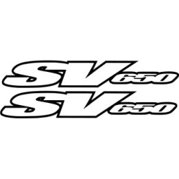 Suzuki Sv 650 Die Cut Style 2 Stickers Decals - DecalsHouse