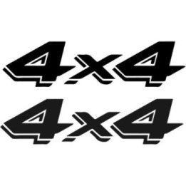 4x4 Style 1 Stickers - Off-Road SUV Vinyl Decals (2-Pack)