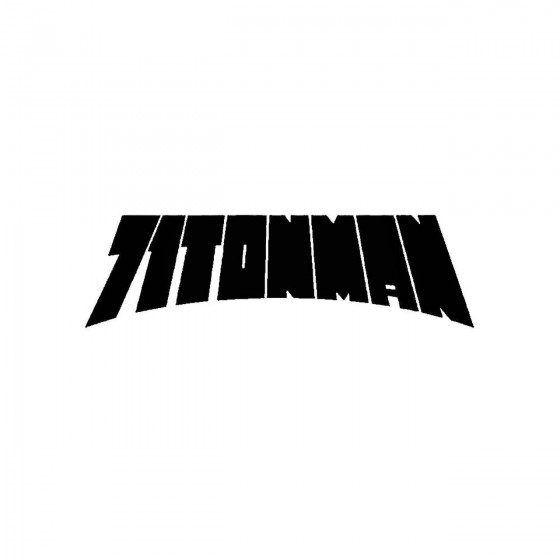 71tonmanband Logo Vinyl Decal