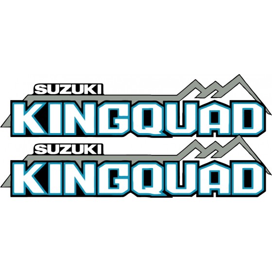 2x Suzuki Kingquad Style 4...