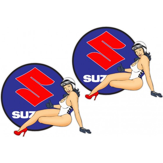 Suzuki Logo Pin Up Style 2...