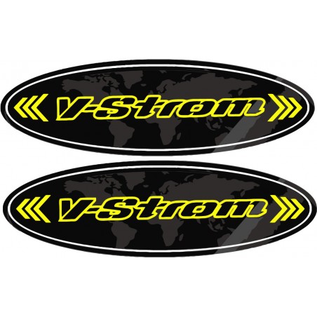 Suzuki V Strom Oval Logo Stickers Decals - DecalsHouse