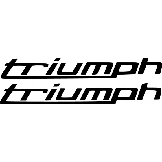 2x Triumph Logo Die Cut...
