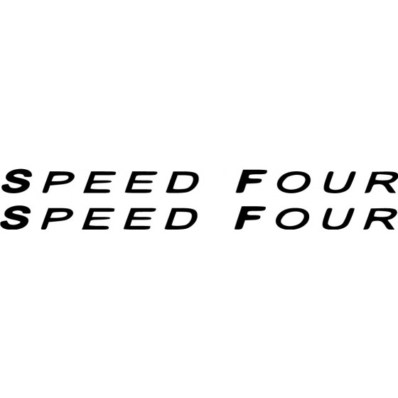 2x Triumph Speed Four Die...