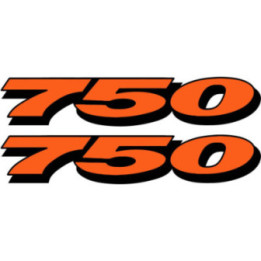 Suzuki Gsx R 750 Numbers Style 2 Stickers Decals - DecalsHouse