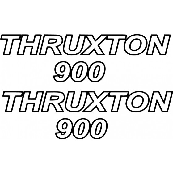 2x Triumph Thruxton 900 Die...