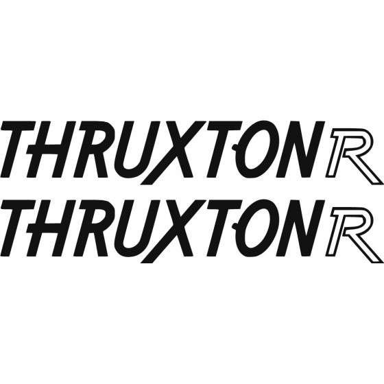 2x Triumph Thruxton R Die...