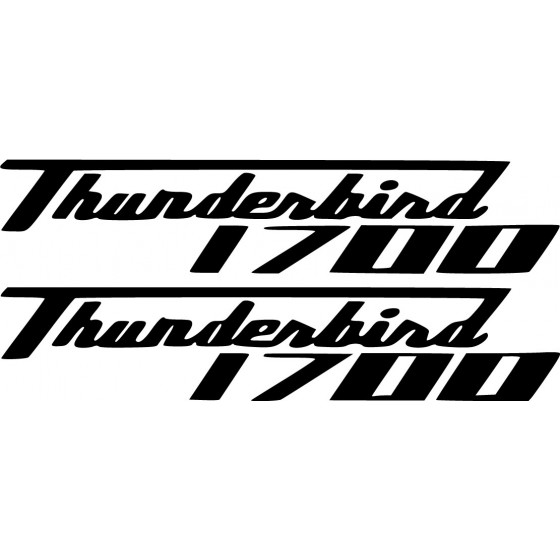 2x Triumph Thunderbird 1700...