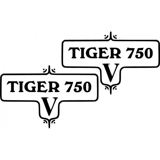 2x Triumph Tiger 750 Die...