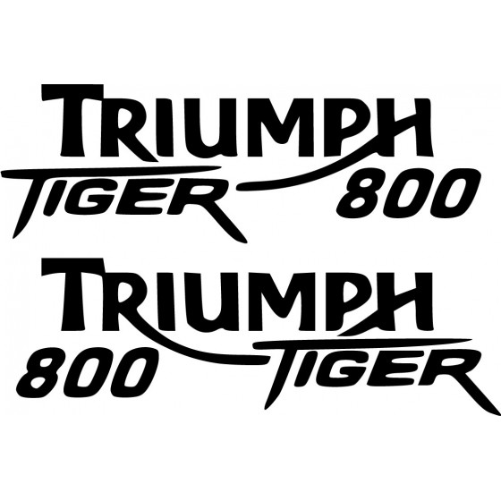 2x Triumph Tiger 800 Die...