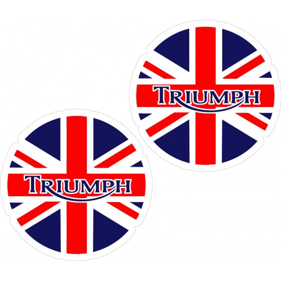2x Triumph Logo Style 10...