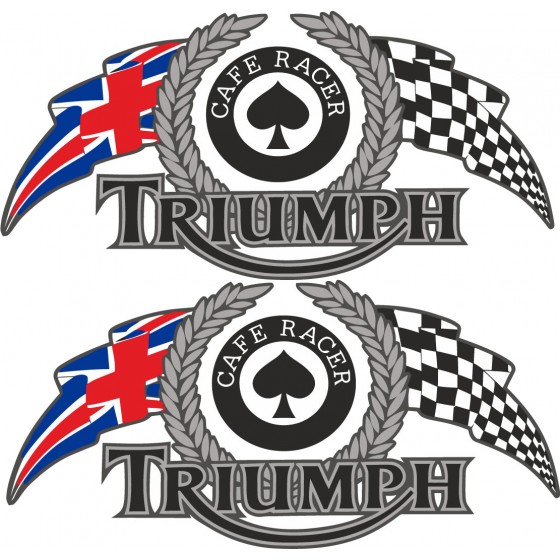 2x Triumph Logo Style 16...
