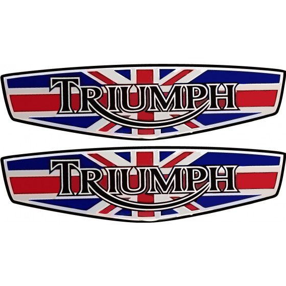2x Triumph Logo Style 18...