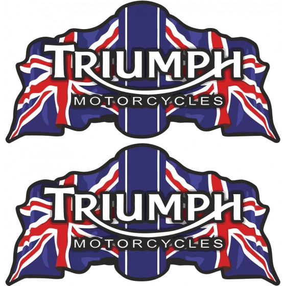2x Triumph Logo Style 9...