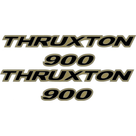 2x Triumph Thruxton 900...