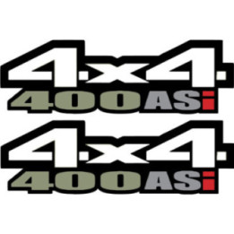 Suzuki KingQuad 400 ASi Stickers - Utility ATV Decals (2-Pack)