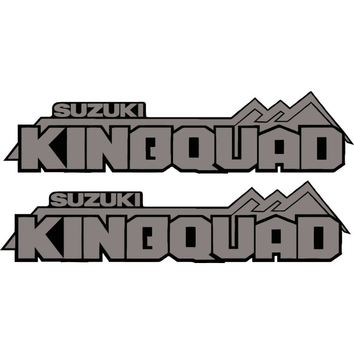 Suzuki Kingquad Style 2 Stickers Decals - DecalsHouse