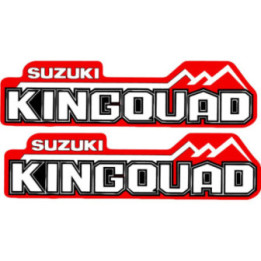 Suzuki KingQuad ATV Stickers – LT-A400 LT-A500 Quad Decals (2-Pack)