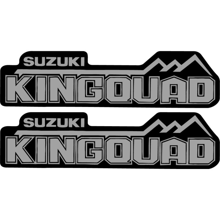 Suzuki Kingquad Style 9 Stickers Decals - DecalsHouse