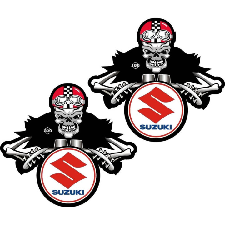 Suzuki Logo Biker Stickers Decals - DecalsHouse