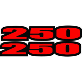 Suzuki Ltf 250 Numbers Style 2 Stickers Decals - DecalsHouse