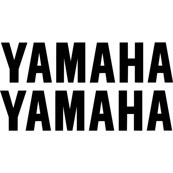 2x Yamaha Logo Lettering...