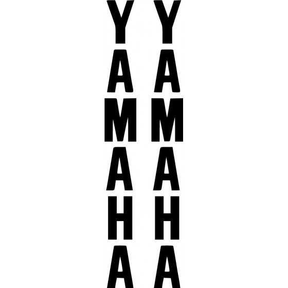 2x Yamaha Logo Vertical...
