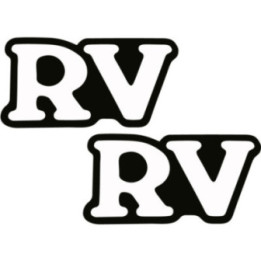Suzuki RV125 VanVan Stickers – Retro Trail Scooter Decals (2-Pack)
