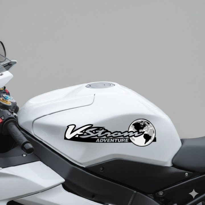Suzuki V Strom Adventure Style 2 Stickers Decals - DecalsHouse