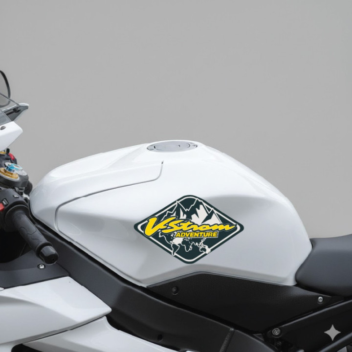 Suzuki V Strom Adventure Style 7 Stickers Decals - DecalsHouse