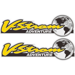 Suzuki V Strom Adventure Yellow Stickers Decals - DecalsHouse
