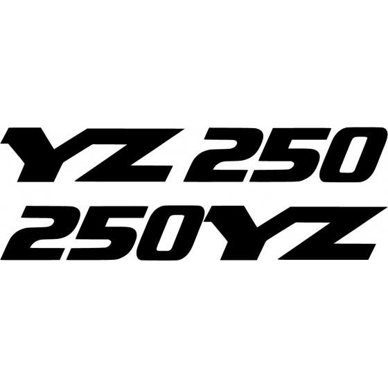 Yamaha Yz 250 Die Cut Style...