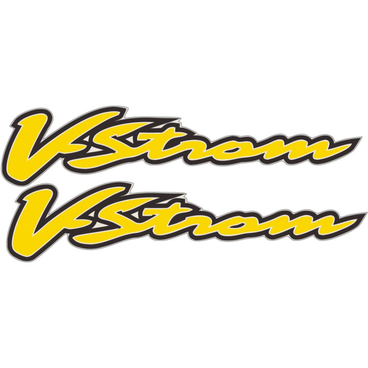 Suzuki V Strom Yellow Stickers Decals - DecalsHouse