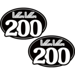 Suzuki VanVan 200 Dual Sport Stickers – RV200 Decals (2-Pack)