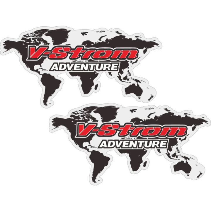 Suzuki Vstrom Adventure Style 4 Stickers Decals - DecalsHouse