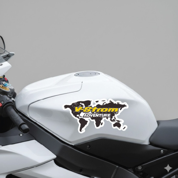 Suzuki Vstrom Adventure Style 5 Stickers Decals - DecalsHouse
